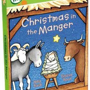 LeapFrog Tag Junior Book, Christmas in the Manger Board Book for Tag Jr. NEW!